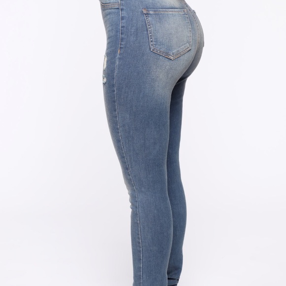 Give Me All Of You Jeans - Medium Blue - Picture 5 of 10